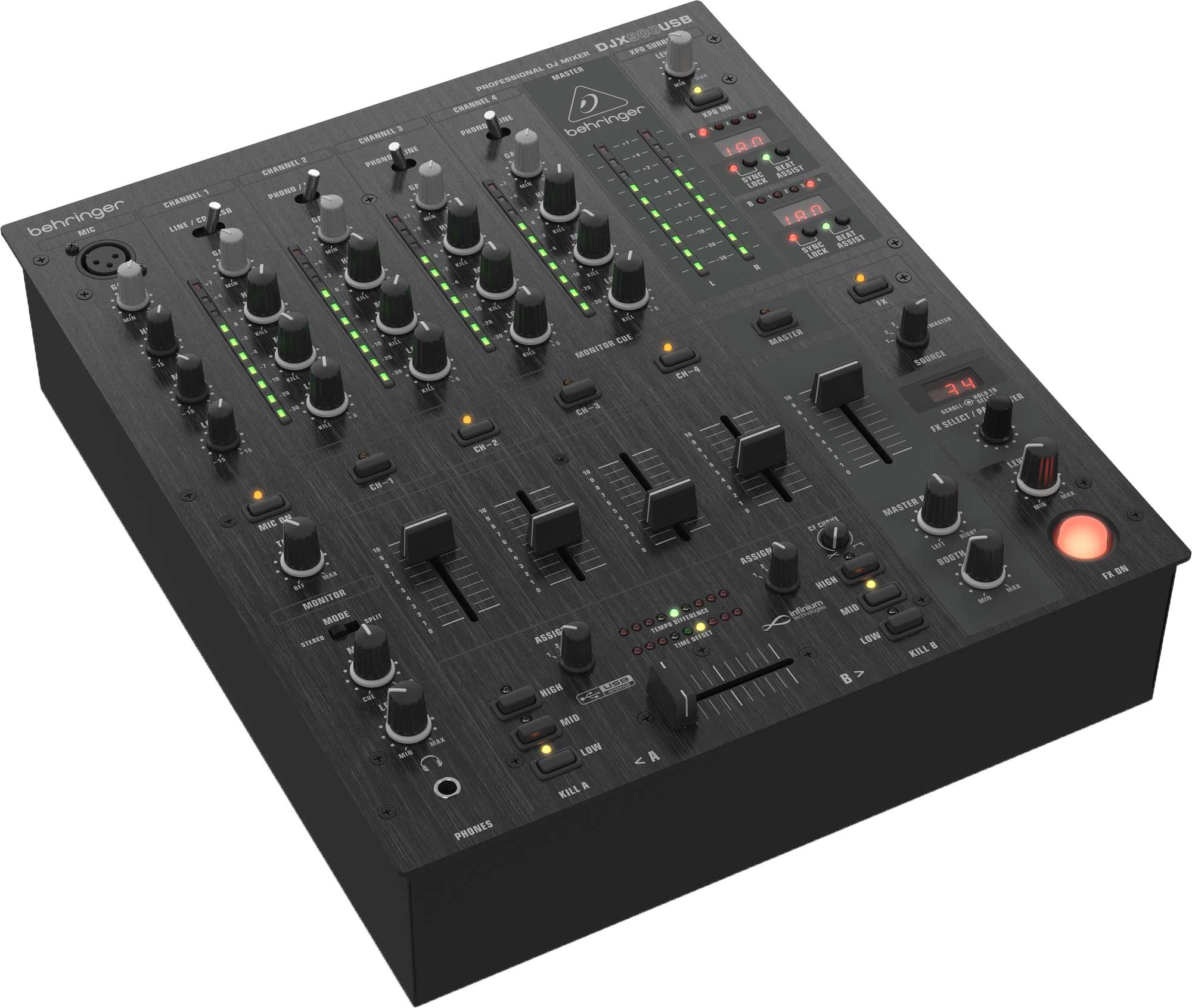 View larger image of Behringer Pro Mixer DJX900USB 5-Channel DJ Mixer