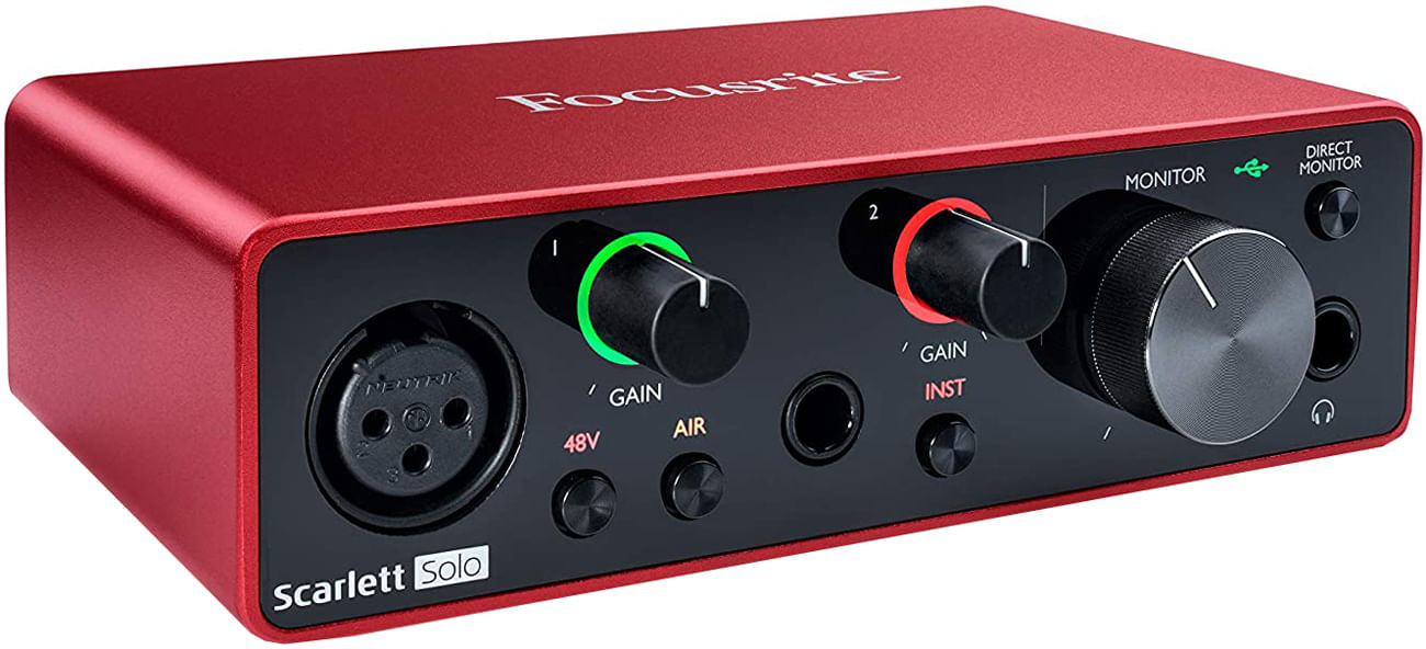 View larger image of Focusrite Scarlett Solo 3rd Gen USB Audio Interface