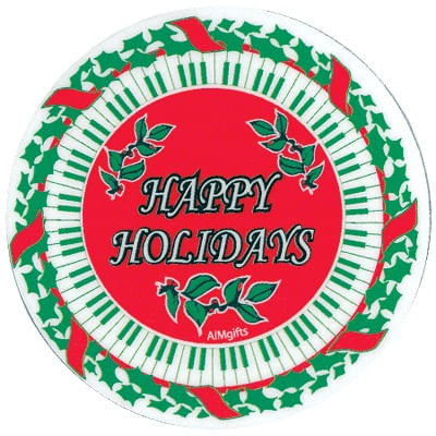 View larger image of Happy Holidays Keyboard Coaster